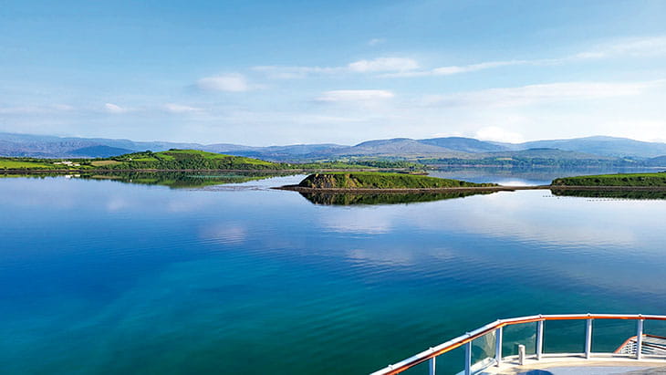 A view of Bantry Bay from a Saga ship